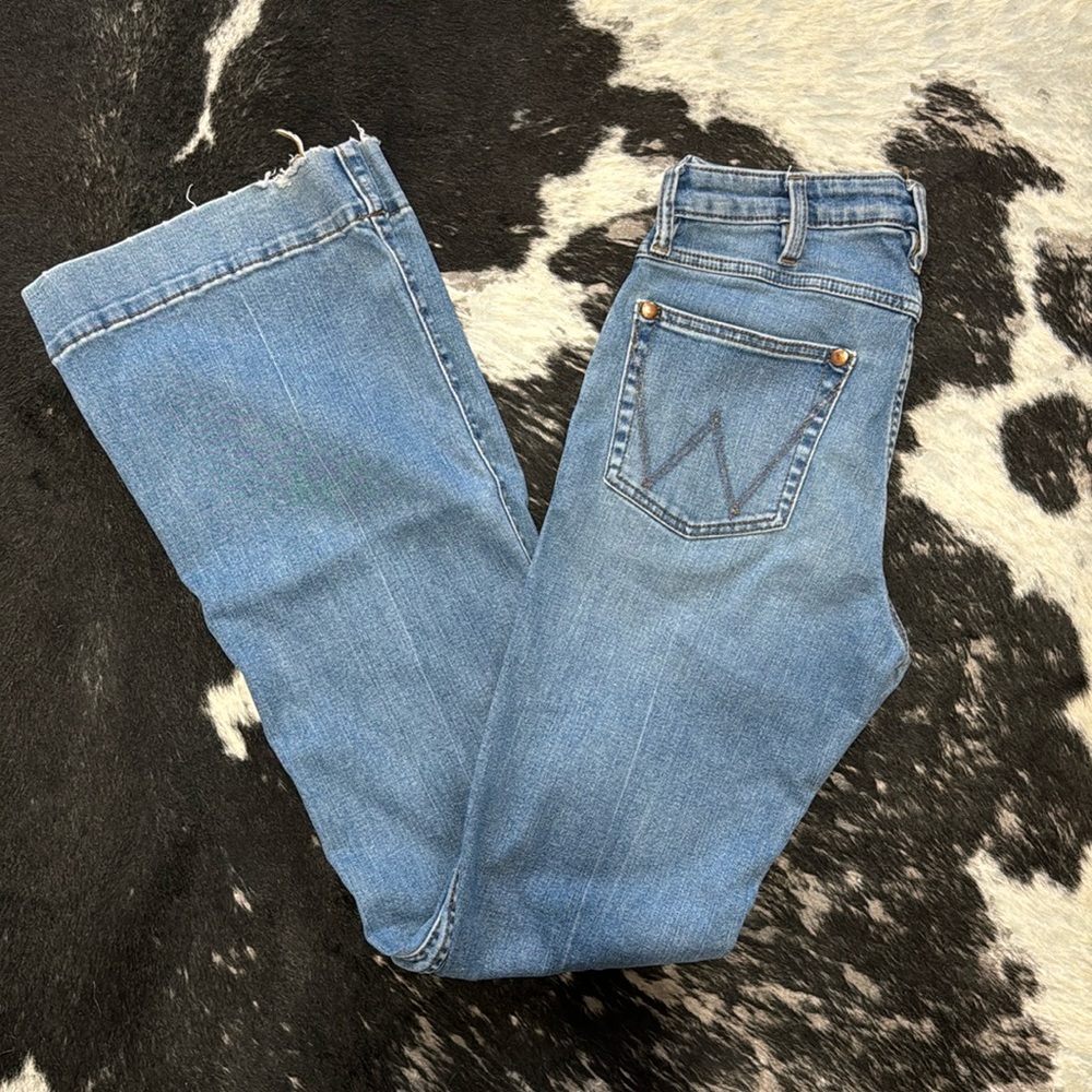 Wrangler Retro Trouser Boot Cut Jeans Size 27 Inseam 36